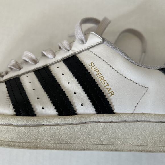 ADIDAS Originals Superstar Chalk White Black Stripe Men Unisex PWI001001 Sz 9 main image 5